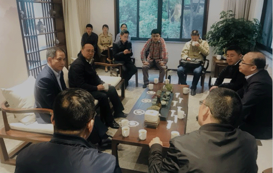 【公司動態】杭州市市委常委、副市長姚峰一行視察白沙泉并購金融街區并蒞臨天堂硅谷